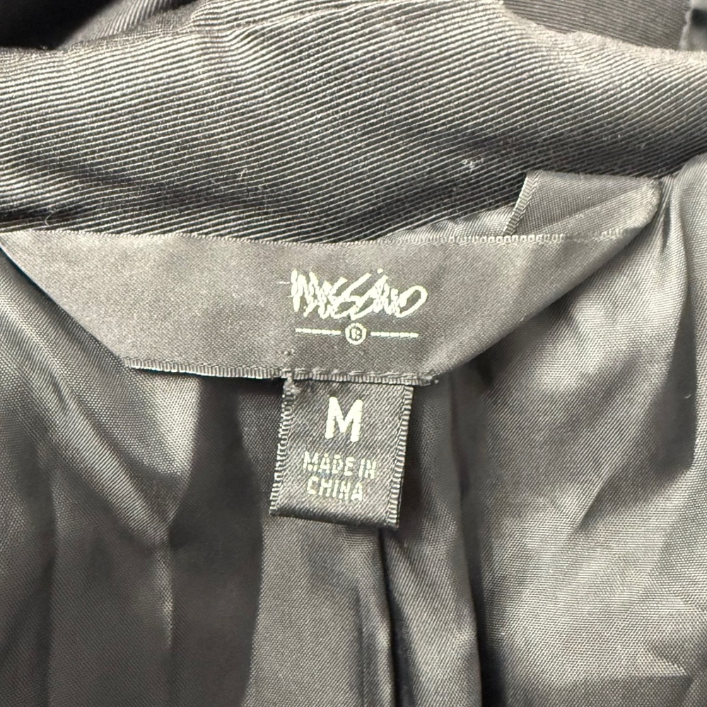 Mossimo 3/4 Sleeve Double Breasted Pleated Collar Blazer - Picture 3 of 9